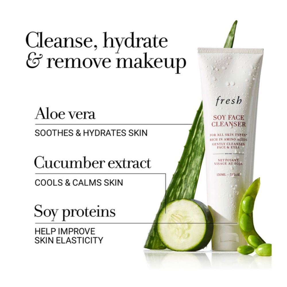 FREE w/$50 Order 𖦹 new Fresh ✵ Soy pH-Balanced Hydrating Face Wash ✵ Travel ✵ - Picture 11 of 16